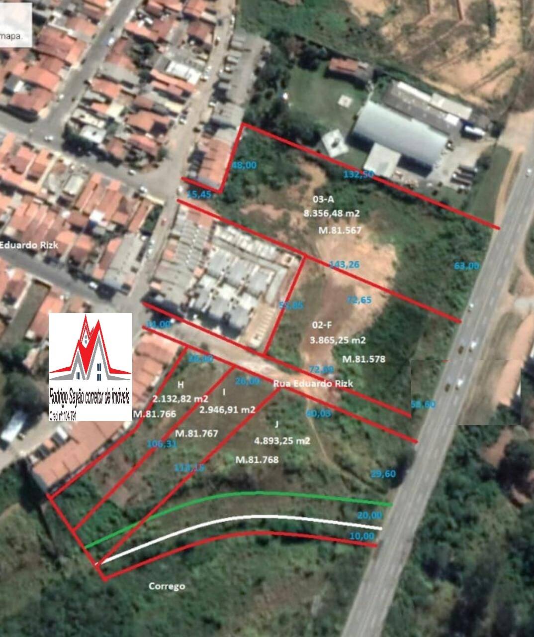 #1540 - Áreas Comerciais para Venda em Bragança Paulista - SP