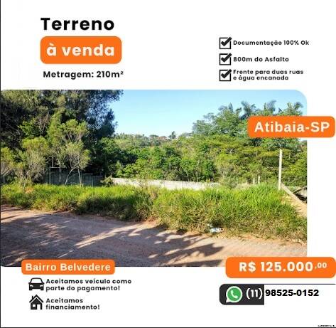 #2505 - Terreno para Venda em Atibaia - SP