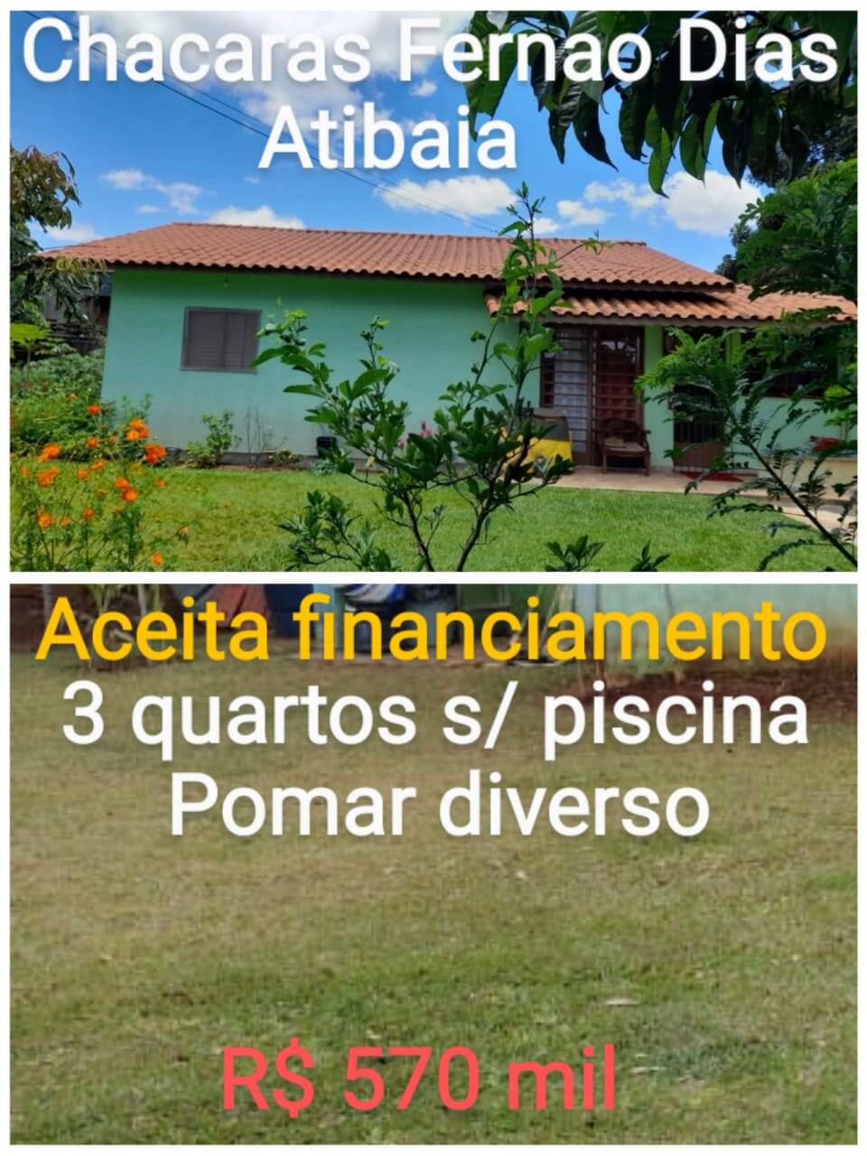 #2812 - Chácara para Venda em Bragança Paulista - SP