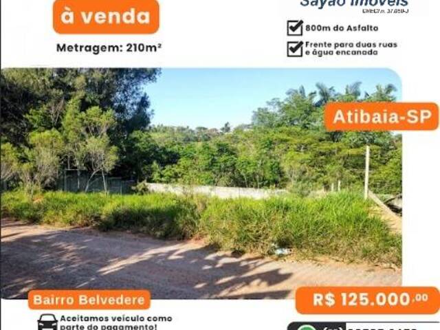 #2505 - Terreno para Venda em Atibaia - SP - 1